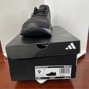 Adidas Runfalcon 5 Black Athletic Shoes